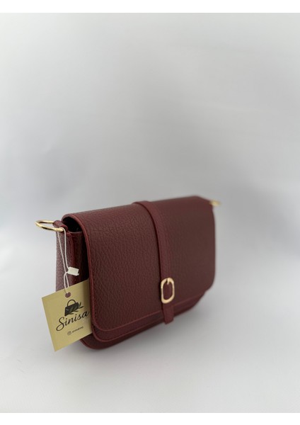 Kadın Ayarlanabilir Askı Detaylı Deri Omuz Çantası