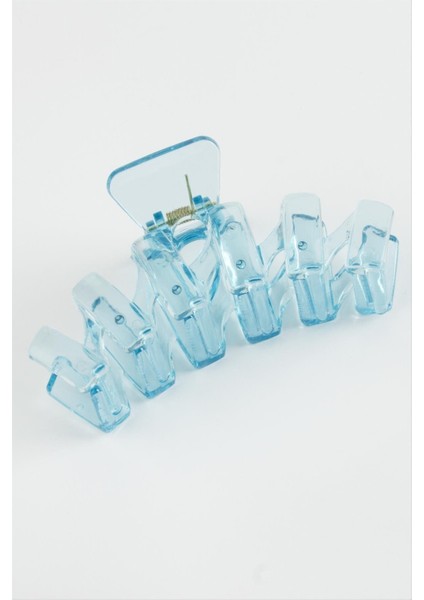 Zikzak Şeffaf Renkli Mandal Toka 11 cm fiyatları