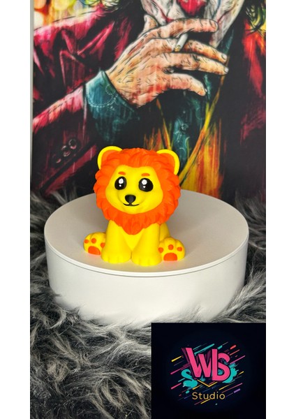 Sevimli Aslan | Figür | Organik Yeni Nesil Oyuncak