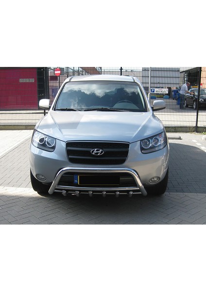Hyundaı Santa Fe 2006-2012 Ön Koruma- Karterli - Ara Borulu - 60ø- Bream A