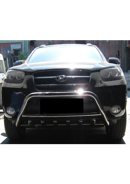 Hyundaı Santa Fe 2006-2012 Ön Koruma- Karterli - Ara Borulu - 60ø- Bream A fırsatları