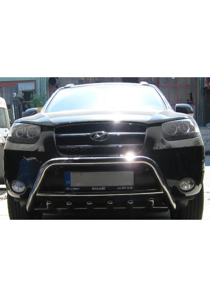 Hyundaı Santa Fe 2006-2012 Ön Koruma- Karterli - Ara Borulu - 60ø- Bream A