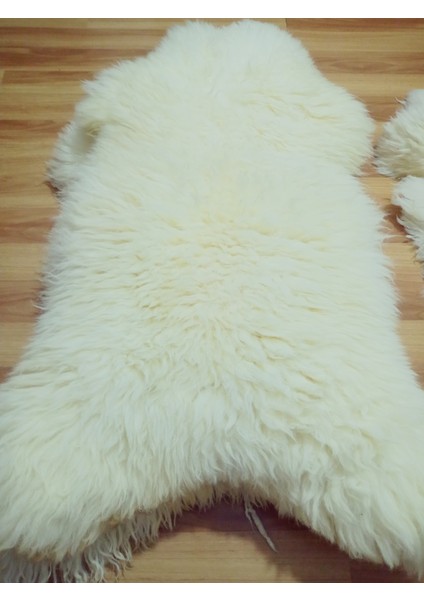 Doğal Işlenmemiş Hiç Kırpılmamış Gerçek Koyun Postu , Halı, Oldukça Etli Posteki modelleri