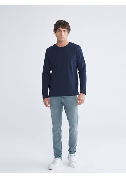 Lcw Yeni Yeni Sezon Bisiklet Yaka Uzun Kollu Erkek Tişört fiyatları