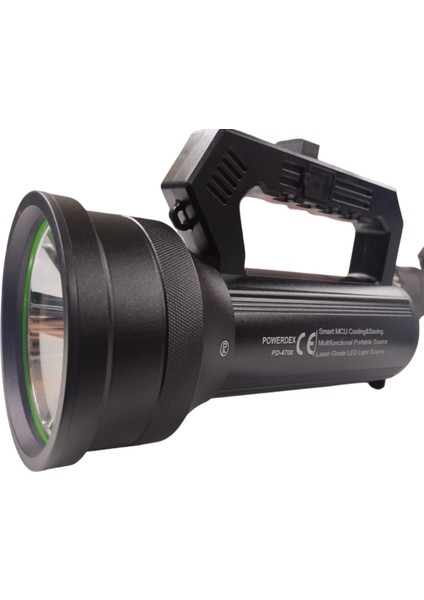 PD-4700 Profesyonel El Feneri | 30W – 3000 Lümen – 9600 Mah – Metal Kasa – Powerbank – Dijital Göstergeli indirimleri