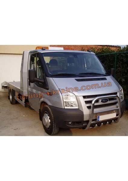 Fordf Transıt 2007-2013 Yüksek Ön Koruma- Bull Bar - Karterli - Iki Ara Borulu 60 - Emperor B