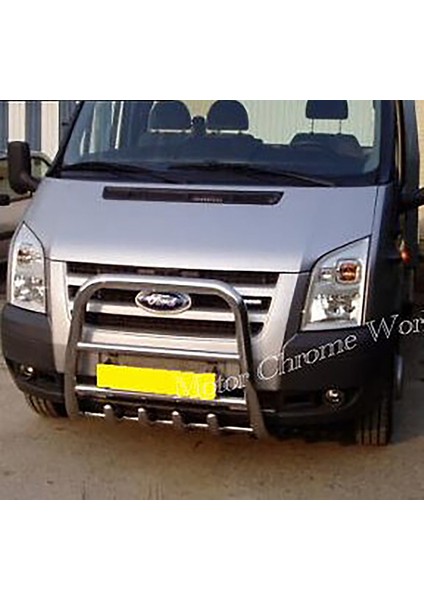 Fordf Transıt 2007-2013 Yüksek Ön Koruma- Bull Bar - Karterli - Iki Ara Borulu 60 - Emperor B fiyatları