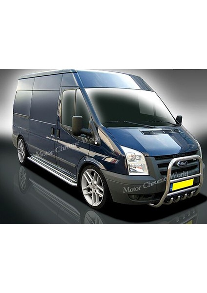 Fordf Transıt 2007-2013 Yüksek Ön Koruma- Bull Bar - Karterli - Iki Ara Borulu 60 - Emperor B modelleri