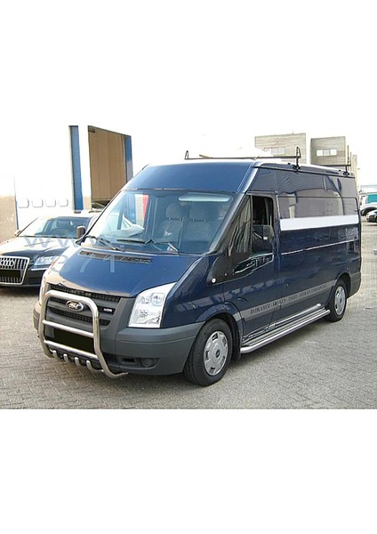 Fordf Transıt 2007-2013 Yüksek Ön Koruma- Bull Bar - Karterli - Iki Ara Borulu 60 - Emperor B fırsatları