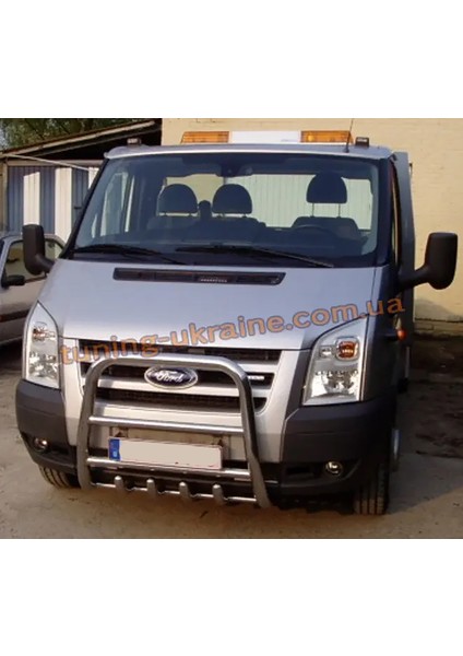 Fordf Transıt 2007-2013 Yüksek Ön Koruma- Bull Bar - Karterli - Iki Ara Borulu 60 - Emperor B