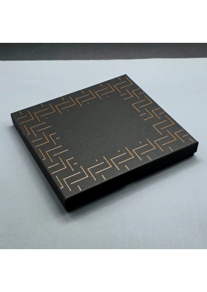 Gold Desen Siyah Deri Defter Kalem Set modelleri