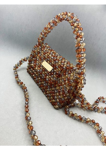 El Yapımı Kristal Boncuk Çanta fiyatları