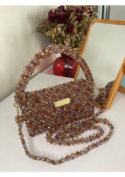 El Yapımı Kristal Boncuk Çanta indirimleri