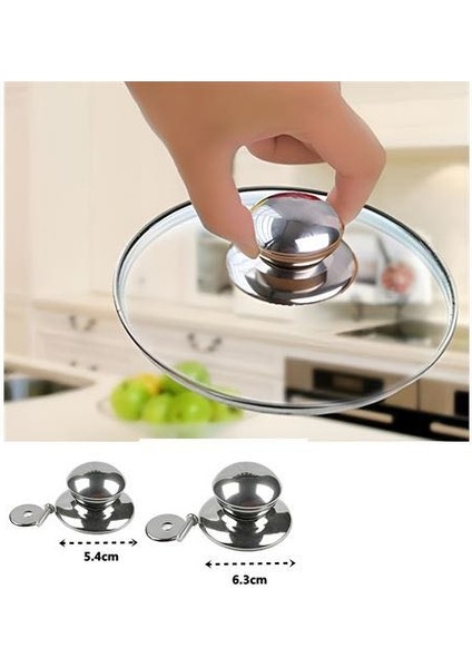 2li Tencere Kapağı Kulbu Seti 2 Farklı Boy