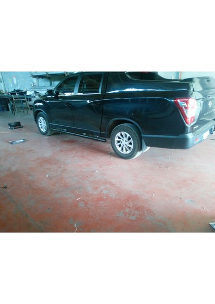 – Mazda Cx-7 2007-2012 Uyumlu Krom Ø70 Yan Basamak | Tubular C Modeli Siyah modelleri