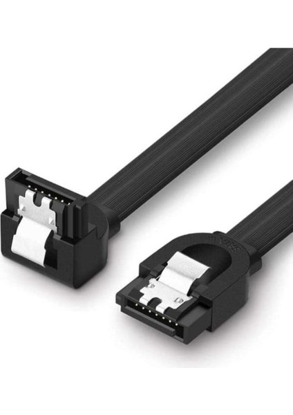 SE-7030 Sata Data Kablosu 0,50CM L 90DERECE Dirsek Köşeli Sata3 7 Pin 6gbs SSD HDD Data Veri Kablosu