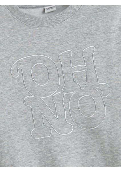 Lcw Yeni Yeni Sezon Bisiklet Yaka Kız Çocuk Sweatshirt fiyatları