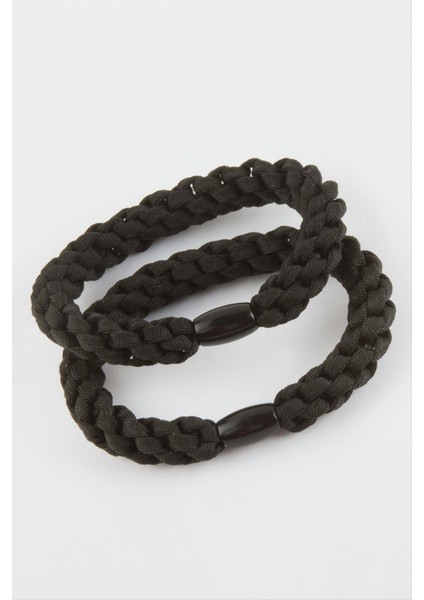 Oval Örgülü Lastikli Toka 2 Adet