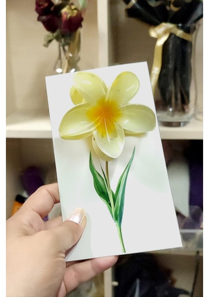 100 Adet Sarı Lotus Toka 8 cm Kına Seti