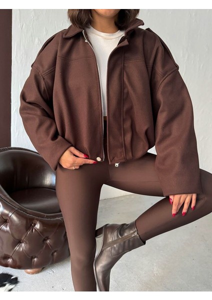 Oversize Kaşe Mont modelleri