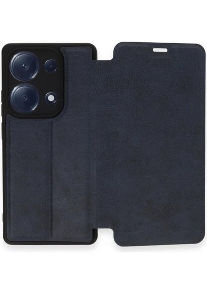 MYT09 Xiaomi Redmi Note 13 Pro 4g Kılıf Flip Cover - Lacivert indirimleri