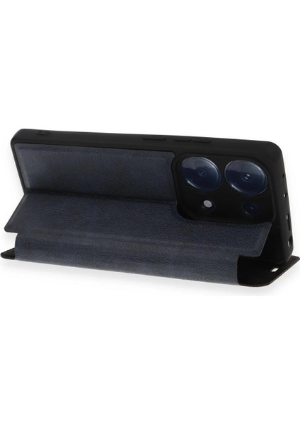 MYT09 Xiaomi Redmi Note 13 Pro 4g Kılıf Flip Cover - Lacivert
