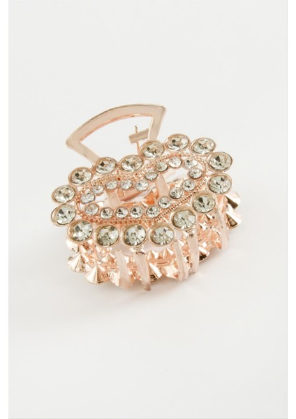 Kalp Taşlı Metal Mandal Toka 4,5 cm fiyatları