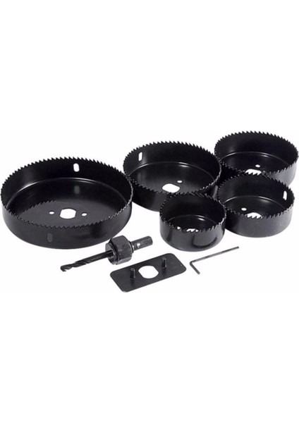 8 Parça Panç Seti Ağaç Kesme Testere Matkap Ucu Takımı Alçıpan Tavan Kesme fırsatları