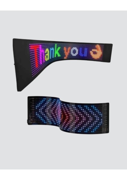 Nrzsnt 5V USB Akıllı Piksel LED Panel – Mobil Uygulama Kontrollü, Renkli Işık Efektli modelleri