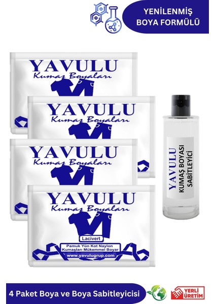 Lacivert Kumaş Boyası / Tekstil Boyası / Giysi Boyası / Toz Kumaş Boyası 4AD.