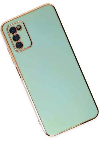 MYT09 Samsung Galaxy A03S Kılıf Volet Silikon - Açık Yeşil modelleri