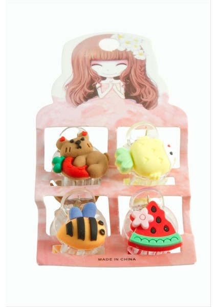 Karpuz Arı Küçük Mantal Toka 4 Adet fiyatları