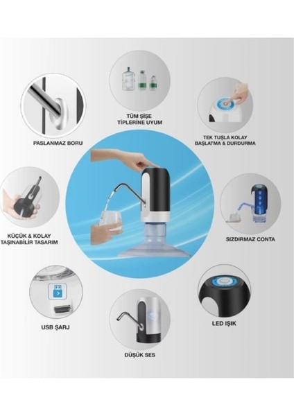 Max Şarjlı Damacana Su Pompası fiyatları