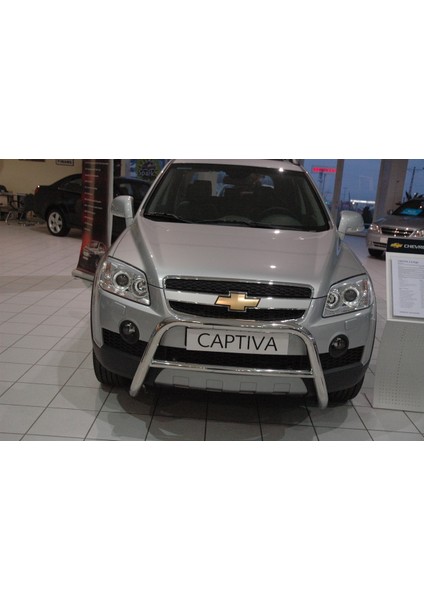 Opel Antara (2011-2018) Ön Koruma - Bull Bar - Kartersiz- Ara Borulu - 60 - Barred A