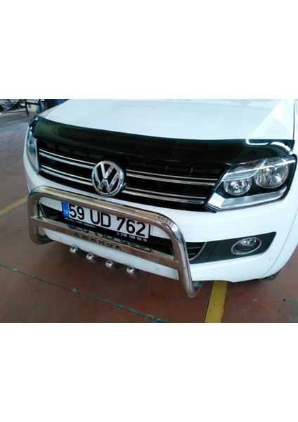 Volkswagen Amarok (2009-2016) Ön Koruma Alçak - Yazılı Saclı- 100102 - Cobıa A fırsatları