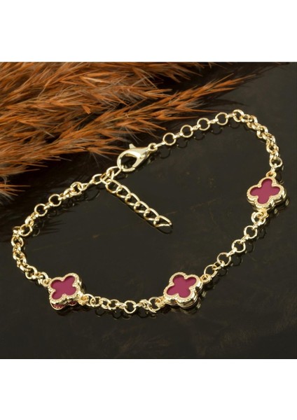 Çiçek Mineli Yeni Sezon Zincir Bileklik modelleri