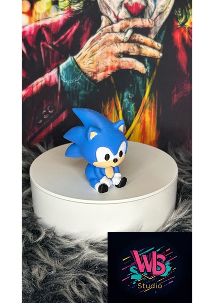Sonic Figür | Chibi Versiyon | Organik | Yeni Nesil Oyuncak