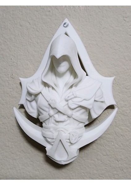 CRAFTSY3D Ezio Auditore Büst – 3D Baskı Dekoratif Koleksiyon Figürü fırsatları
