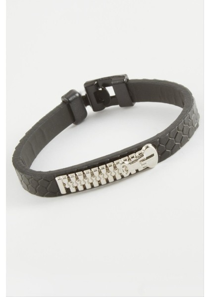 Fermuar Kaliteli Suni Deri Bileklik