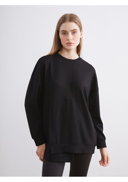 Lcw Yeni Hilfa Yeni Sezon Bisiklet Yaka Kadın Spor Sweatshirt