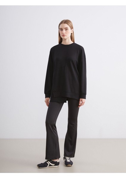 Lcw Yeni Hilfa Yeni Sezon Bisiklet Yaka Kadın Spor Sweatshirt fiyatları