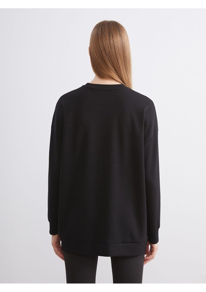 Lcw Yeni Hilfa Yeni Sezon Bisiklet Yaka Kadın Spor Sweatshirt fırsatları