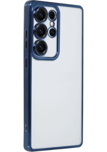 MYT09 Samsung Galaxy S25 Ultra Kılıf Lensli Silikon - Lacivert fiyatları