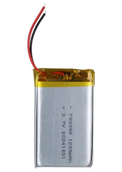703048 3.7 Volt 1200 Mah Lityum Polimer Pil