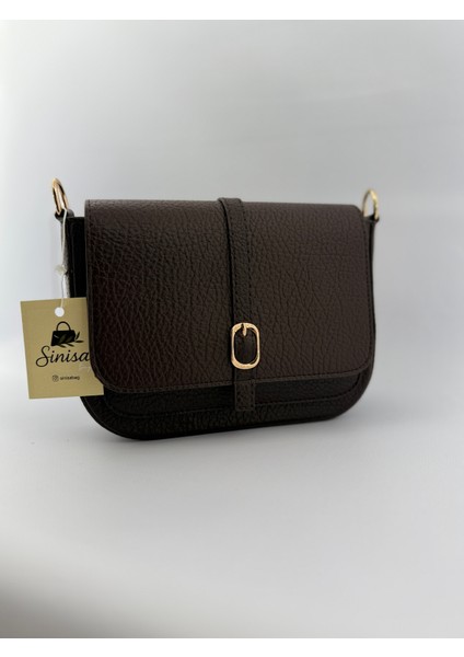 Kadın Ayarlanabilir Askı Detaylı Deri Omuz Çantası