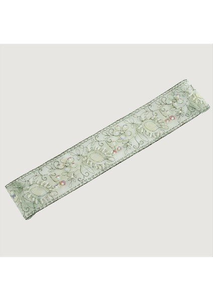 Saç Bandı Yeşil Toka