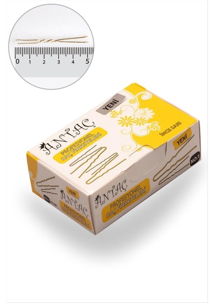 Sarı Topuzlu Ince Firkete 150 Adet