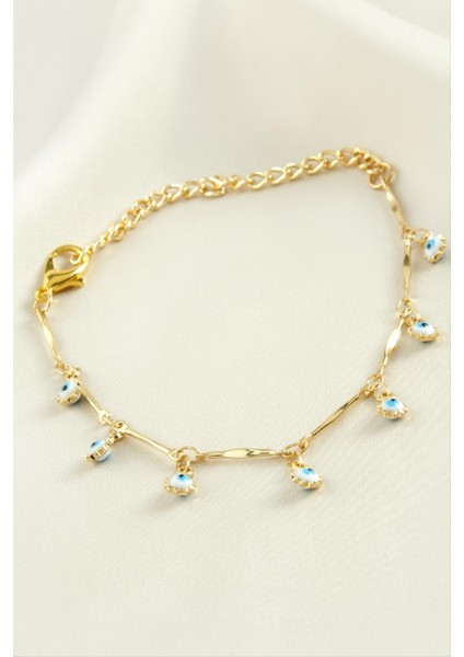 Nazar Boncuk Mineli Bileklik modelleri