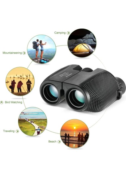 10X25 Kompakt Dürbün Yüksek Güçlü Açık Spor Teleskop Cep Kapsamı Konser Seyahat Çocuklar Için Hediye indirimleri