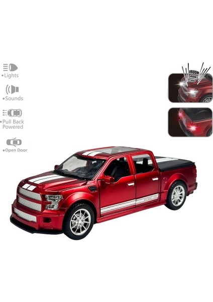 HCL-903 Çek Bırak 1:22 Sesli ve Işıklı Arazi Metal Pikap -Vardem Oyuncak fırsatları